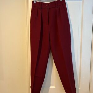 Ronny Kobo pleated tuxedo pants.